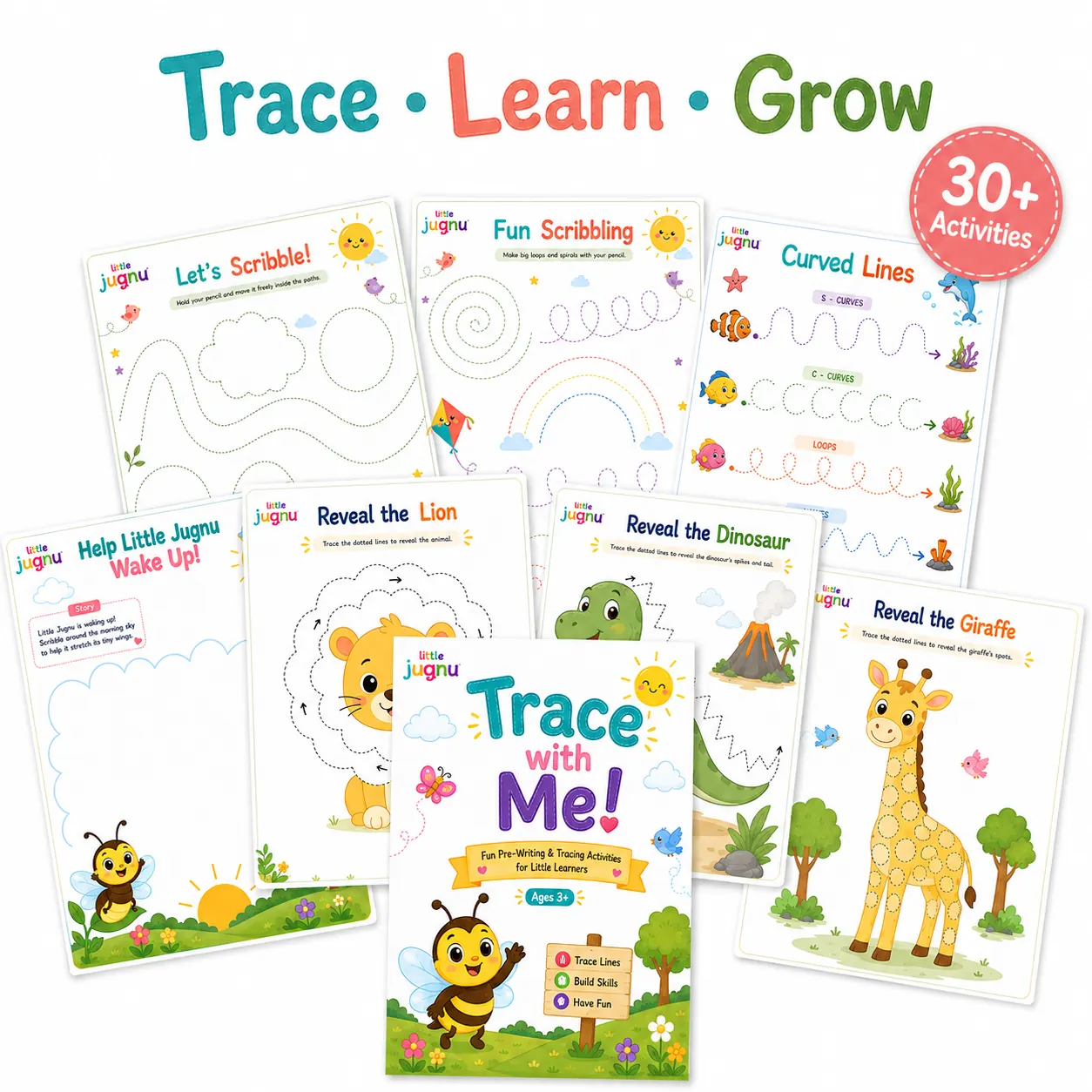 Trace With Me Worksheets