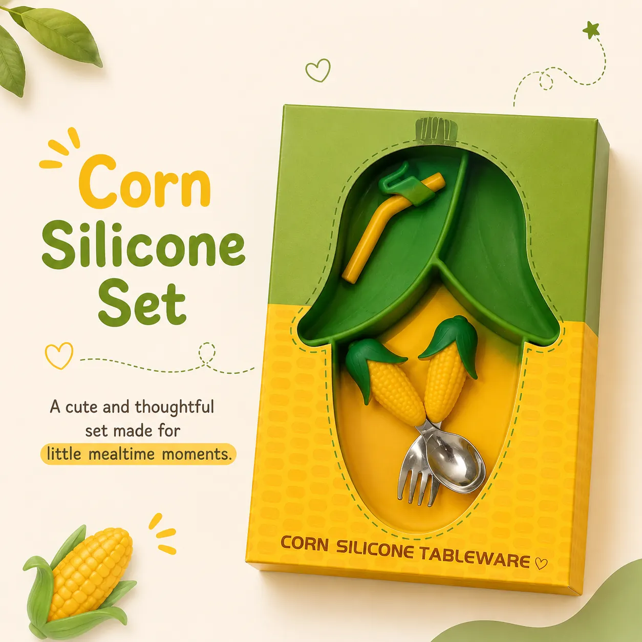 Corn Pop Mealtime Set