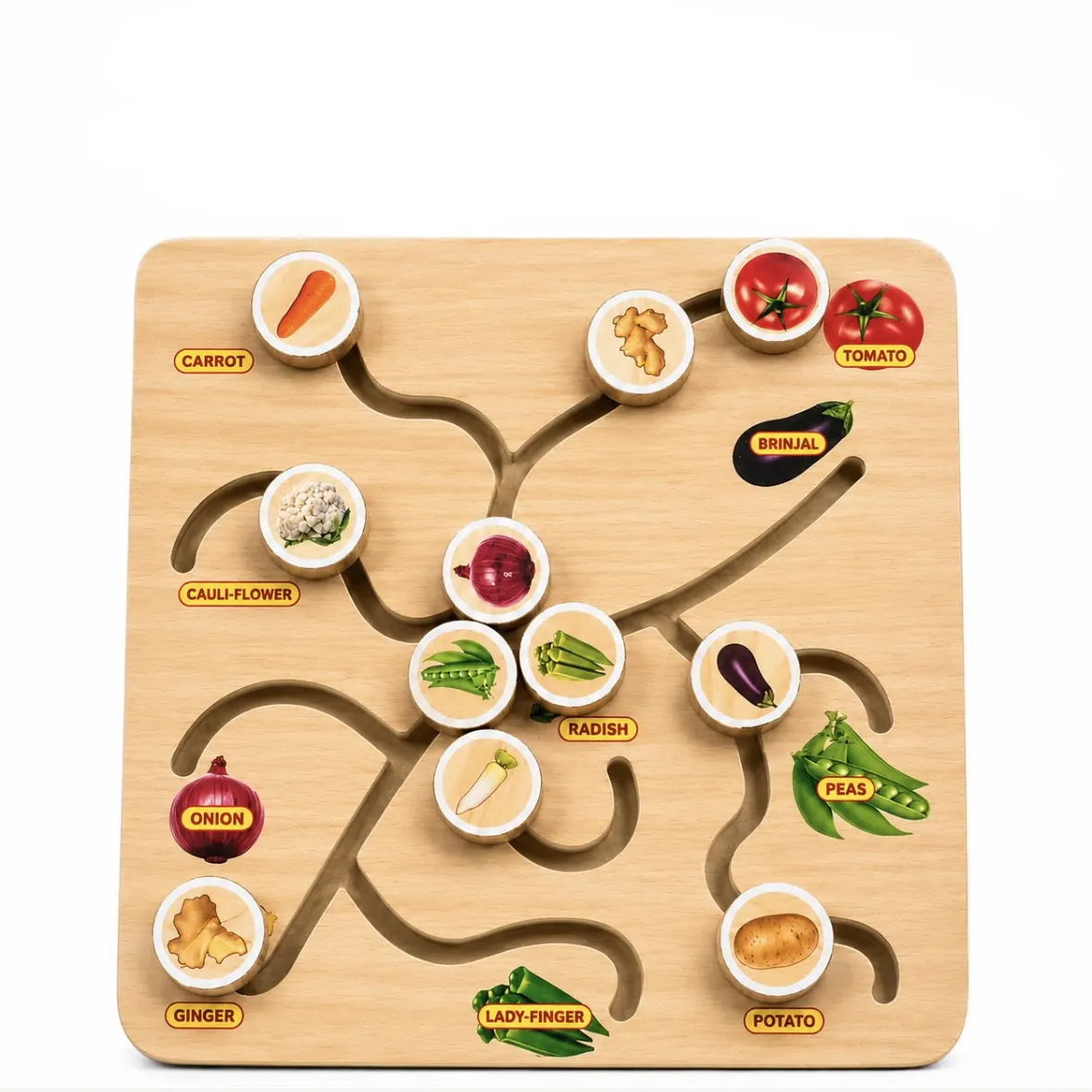 Vegetable Maze Puzzle